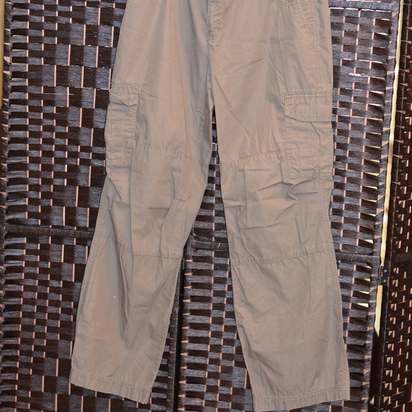 100% Cotton Eddie Bauer Fashion Fit SZ 14 Cargo Pants - Picture 3 of 7